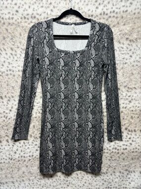 Y2K MUDD SQUARE NECK BODYCON DRESS